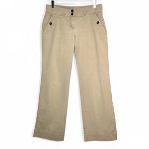 New York & Company wide Leg Pants. Khaki, Size 8.